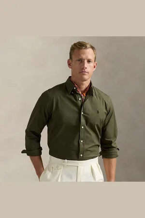 Ralph Lauren Slim fit stretch poplin overhemd