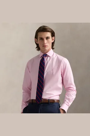 Ralph Lauren Custom fit overhemd met textuur