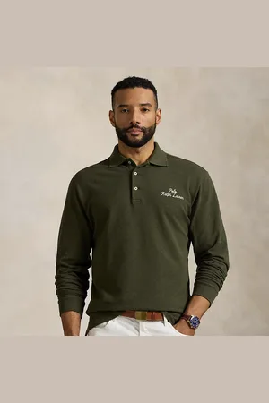 Ralph Lauren Grotere Maten - Mesh Polo-shirt met logo
