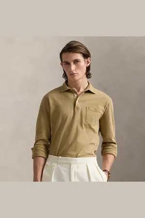Ralph Lauren Classic fit suède jersey Polo-shirt