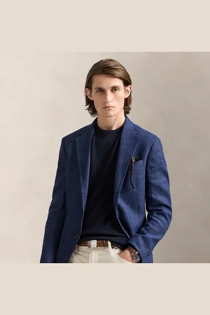 Ralph Lauren Polo tailored colbert met Glen-ruit