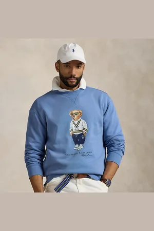 Ralph Lauren Grotere Maten - Fleece trui met Polo Bear