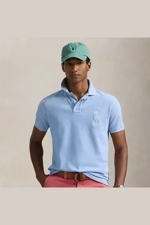 Ralph Lauren Custom slim mesh Polo-shirt met Big Pony