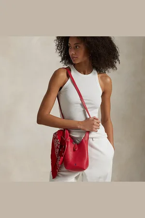 Ralph Lauren Kleine leren Polo Play tas en crossbody