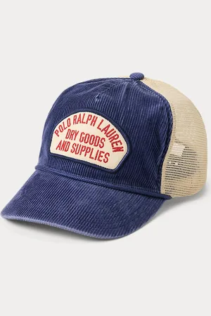 Ralph Lauren Corduroy truckerpet met logopatch