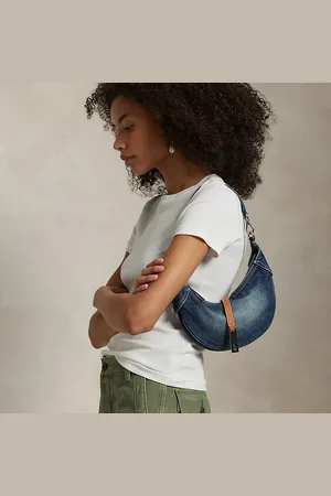 Ralph Lauren Denim Polo ID Mini Shoulder tas