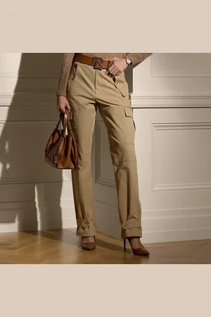Ralph Lauren Gentry katoenen canvas cargobroek