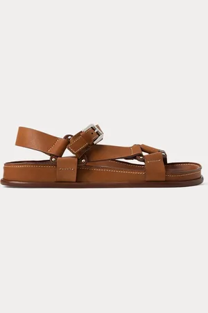 Ralph Lauren Nolen kalfsleren sandaal