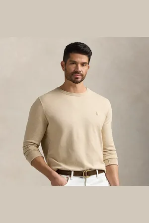 Ralph Lauren Grotere Maten - Katoenen trui met ronde hals