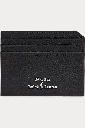 Ralph Lauren Gegranuleerd leren kaarthouder
