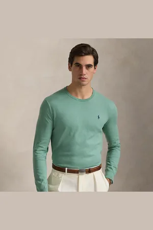 Ralph Lauren Slim fit getextureerde katoenen trui
