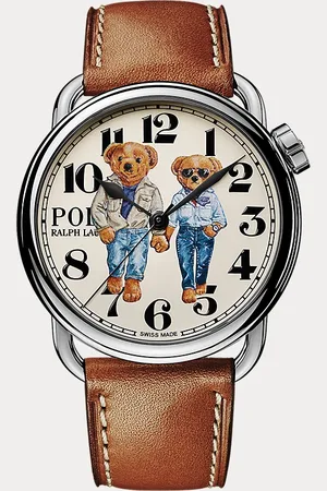 Ralph Lauren 38MM horloge met Ralph Lauren & Ricky Polo Bear