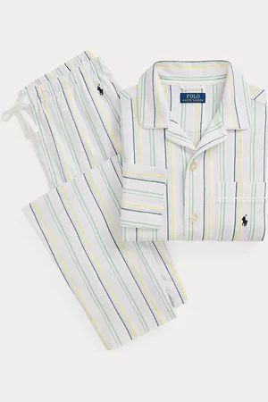 Ralph Lauren Katoenen mesh pyjamaset