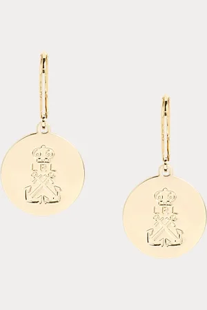 Ralph Lauren Vergulde oorhangers met logo