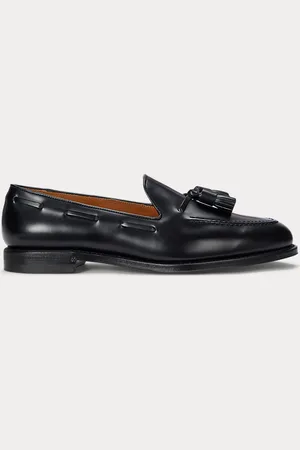 Ralph Lauren Maestra kalfsleren loafers met kwastjes