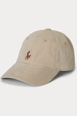 Ralph Lauren Stretchkatoenen keperstof baseballpet