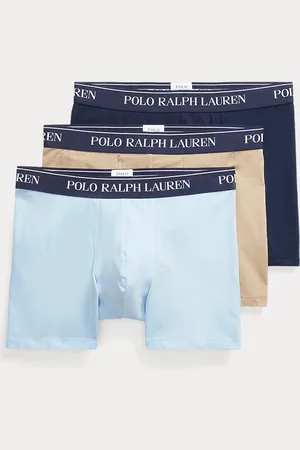 Ralph Lauren Set van 3 katoenen stretch boxershorts