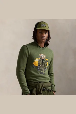 Ralph Lauren Trui met rolkraag en Polo Bear