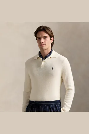 Ralph Lauren Wol-katoenen trui met polokraag