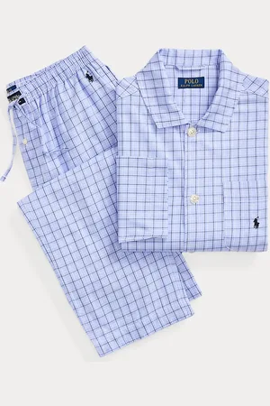 Ralph Lauren Katoenen pyjamaset met monogramprint