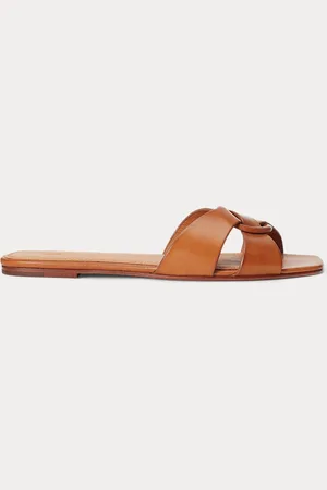 Ralph Lauren Leren sandaal met O-ring