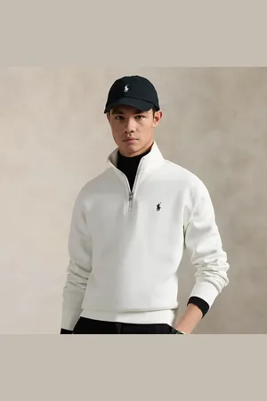 Ralph Lauren Double-knit trui met kwartrits