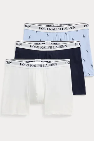 Ralph Lauren Set van 3 katoenen stretch boxershorts
