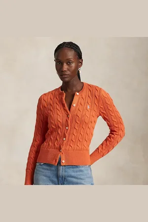Ralph Lauren Kabelgebreid vest met ronde hals