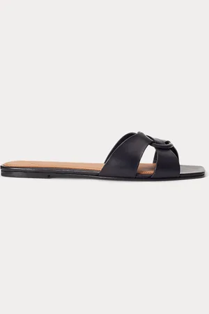 Ralph Lauren Leren sandaal met O-ring