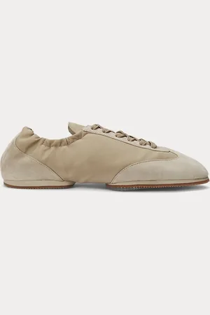 Ralph Lauren De suède ballerina-sneaker met Pony