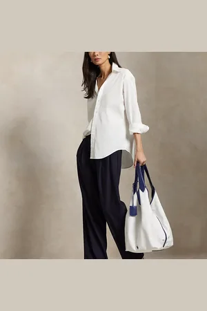 Ralph Lauren Grote canvas Polo Play draagtas