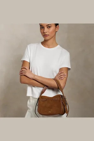 Ralph Lauren Suède Polo ID Mini tas