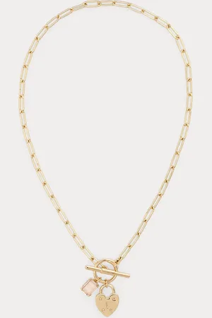 Ralph Lauren Ketting met vergulde steen en hartje