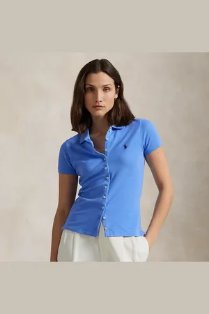 Ralph Lauren Polo-shirt met knoopsluiting