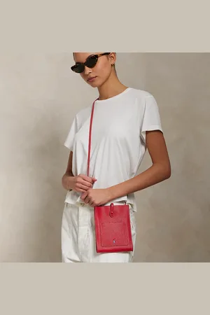 Ralph Lauren Leren Polo Play crossbodytas met vak