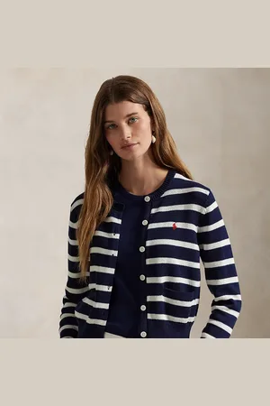 Ralph Lauren Gestreept katoenen vest met ronde hals