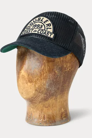 Ralph Lauren Mesh truckerpet met denim klep