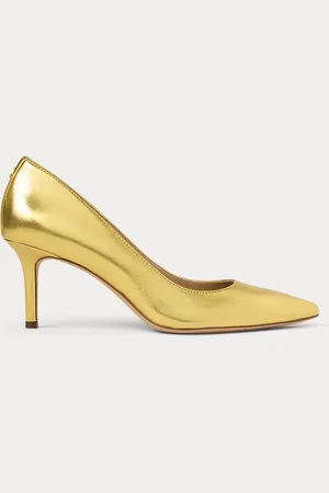 Ralph Lauren Lanette metallic nappaleren pump