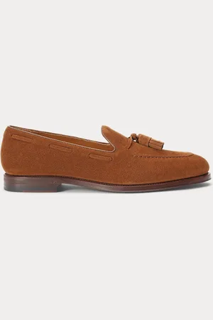 Ralph Lauren Maestra suède loafer met kwastjes