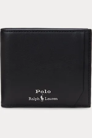 Ralph Lauren Glad leren billfold portemonnee