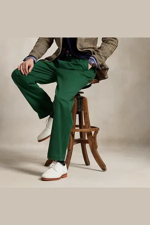 Ralph Lauren Whitman relaxed fit geplooide chino broek