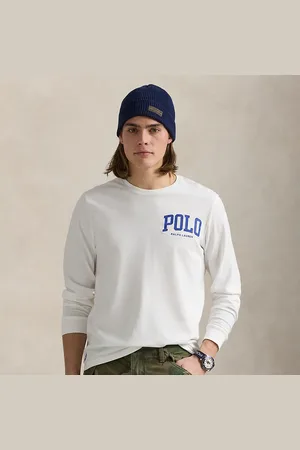 Ralph Lauren Custom slim fit jersey T-shirt met logo