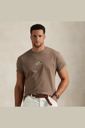 Ralph Lauren Grotere Maten - Jersey T-shirt met geborduurd logo