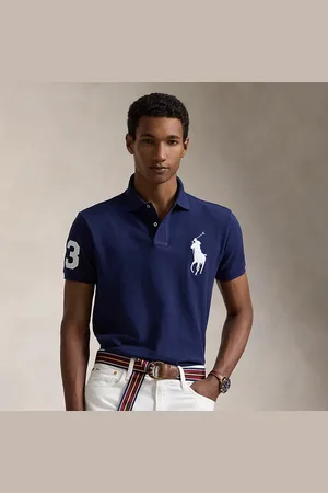 Ralph Lauren Aangepast slim fit mesh poloshirt