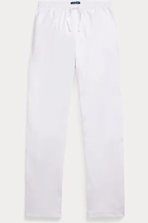 Ralph Lauren Mesh-gebreide katoenen pyjamabroek