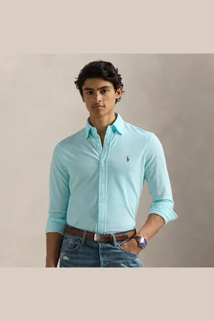 Ralph Lauren Gebreid Oxford overhemd