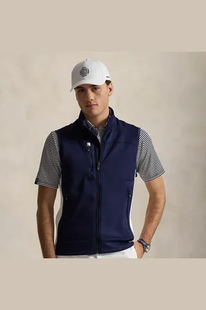 Ralph Lauren Double-knit stretch bodywarmer met rits