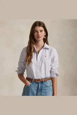 Ralph Lauren Slim fit gestreept Oxford overhemd