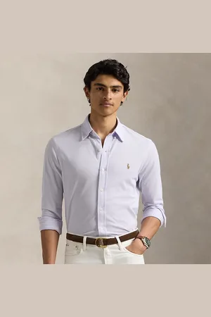 Ralph Lauren Gebreid Oxford overhemd