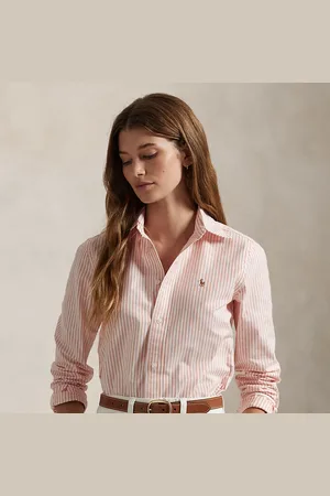 Ralph Lauren Slim fit gestreept Oxford overhemd